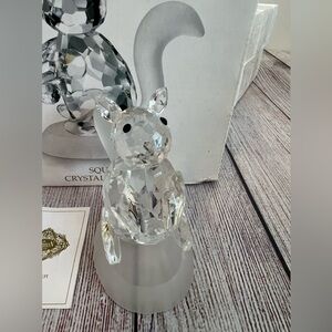 Godinger Crystal Squirrel by Shannon Crystal
